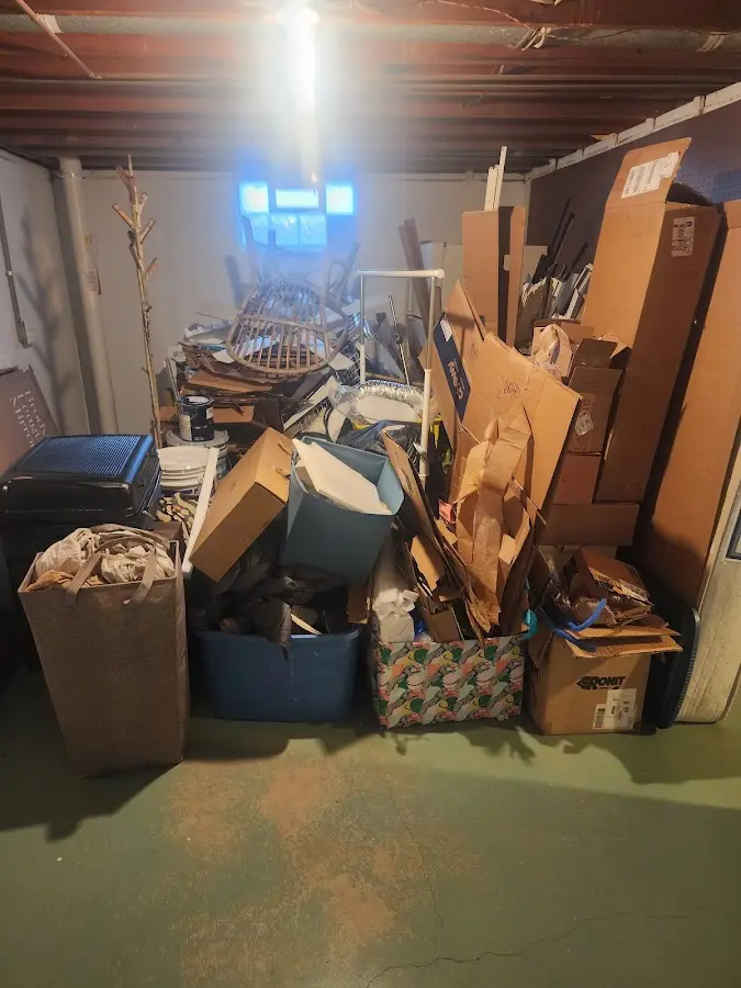 Roll-off dumpster container at job site for Yard Waste Dumpster Rental in Murrells Inlet